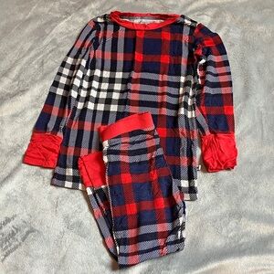 Bums & Roses Pajamas - Red and Blue